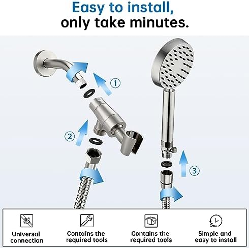 G Promise Handheld Shower Head with 10 Year Warranty