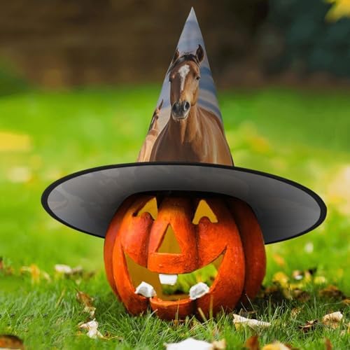 Witch Hats Halloween Cone Wizard Hat for Costume Party