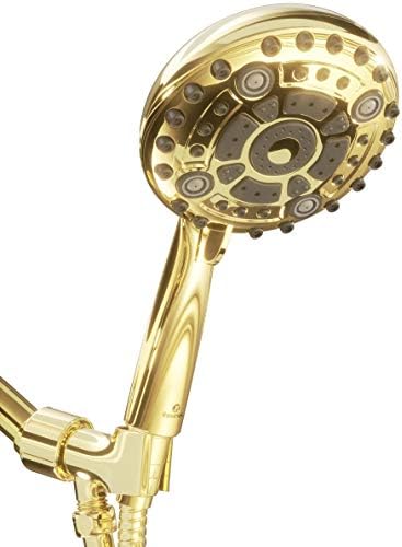 Aquarius Mist Gold Handheld Shower Head with 6 Spray Settings