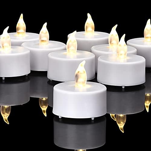 Paichi Flameless LED Tea Lights 24 Pack Warm White