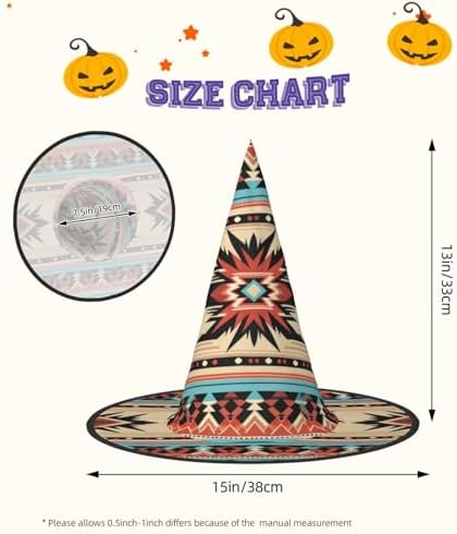Witch Hats Halloween Cone Wizard Costume Hat