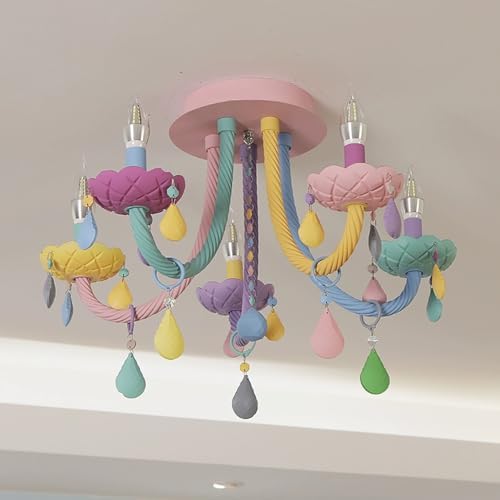 Skyblaze Crystal Ceiling Light Fixtures for Kids Room