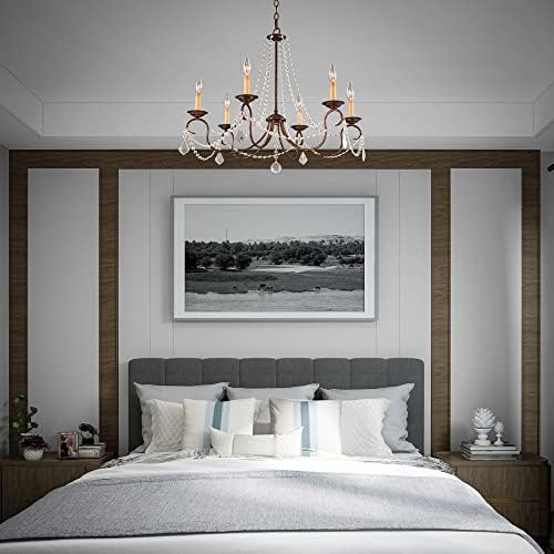 Livex Lighting 6516-71 6 Light Chandelier with Venetian Golden Bronze Finish