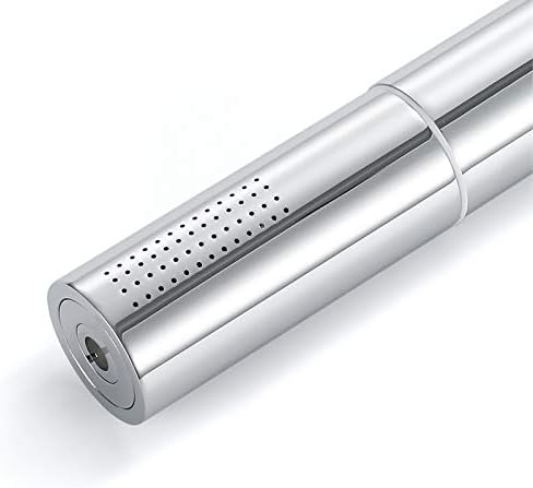 Handheld Shower Head Set with Hose and Holder 2 Functions Chrome Brass