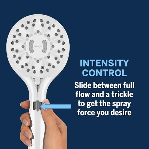 Waterpik ShowerCare Handheld Shower Head Five Modes 180-Degree Rotation