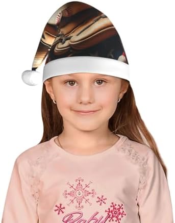 Augenstern Christmas Hat Baseball Glove American Flag Santa Hat Unisex