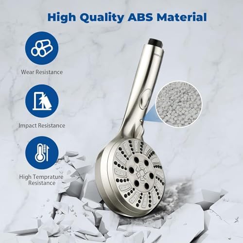 WaterSong Shower Head with Handheld 6-Setting Combo