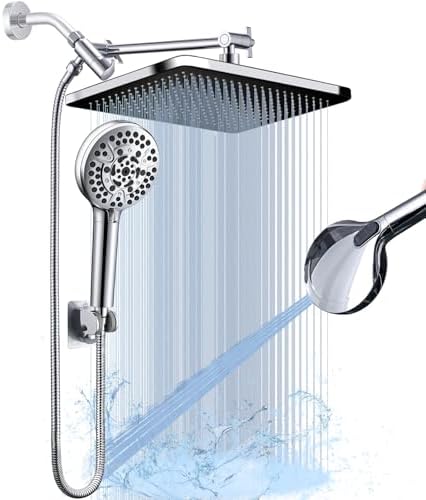 14 Inch Rainfall Shower Head with 11 Modes Handheld Combo