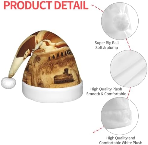 Augenstern Christmas Hat with Ancient Egyptian Sphinx Design