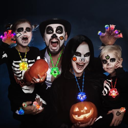 100PCS Halloween Glow Up Party Favors for Kids