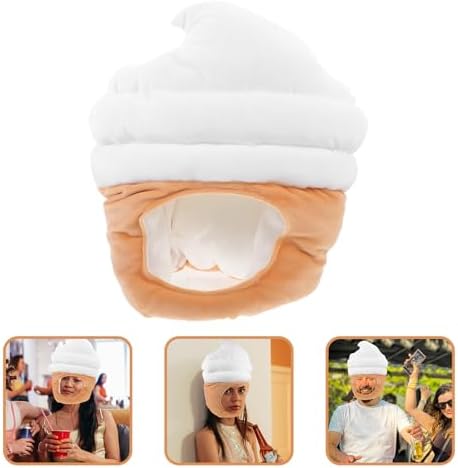 LOGOFUN Ice Cream Party Hat for Cosplay and Photo Props