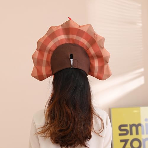 Turkey Headwear Plush Warm Hat for Adults