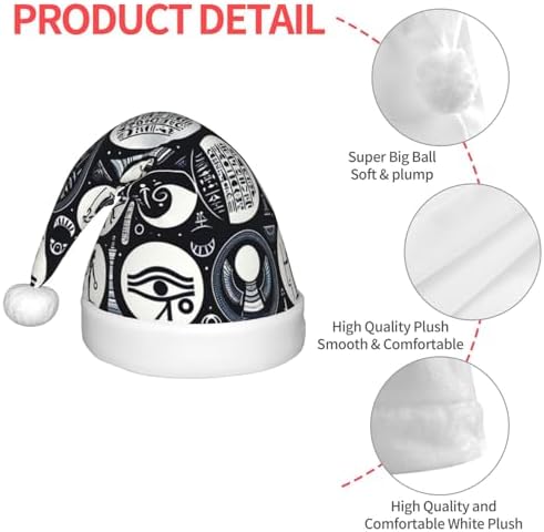 Augenstern Christmas Hat with Hieroglyphics Design 1