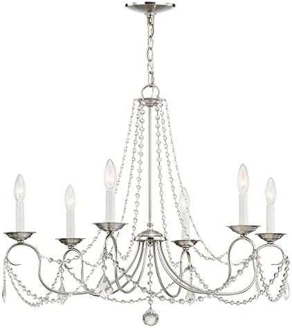 Livex Lighting 6516-71 6 Light Chandelier with Venetian Golden Bronze Finish