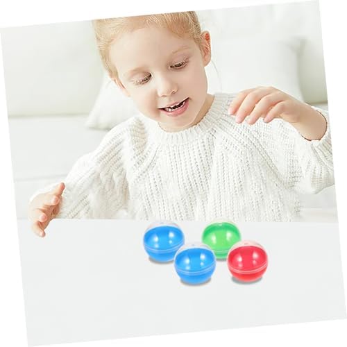100pcs Round Gumballs Vending Machine Easter Eggs Storage Case for Parties