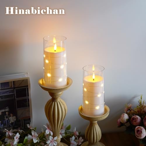 Hinabichan Flameless Candles with Remote Timer 6pcs