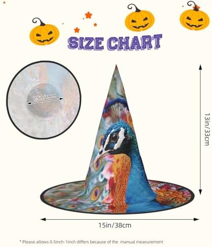 Witch Hats Halloween Wizard Costume Headwear for Adults