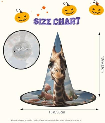 Witch Hats Halloween Cone Wizard Hat Costume for Adults and Kids 1