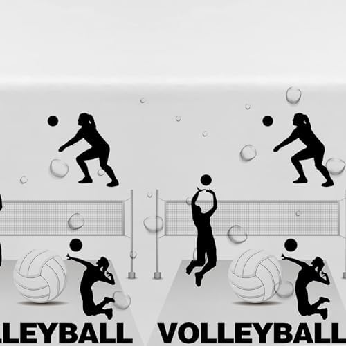 Volleyball Party Tablecloth 3 Pack