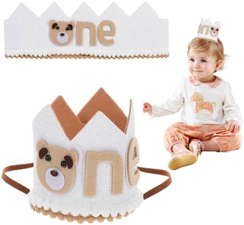LUOZZY 1st Birthday Party Hat for Kids