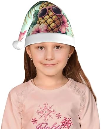 Augenstern Christmas Hat Pineapple With Glasses Flowers Santa Hat Unisex