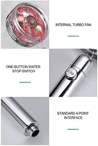 360 Degree Rotating Handheld Showerhead with OnOff Button