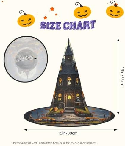 Moon Castle Witch Hats Halloween Costume Headwear