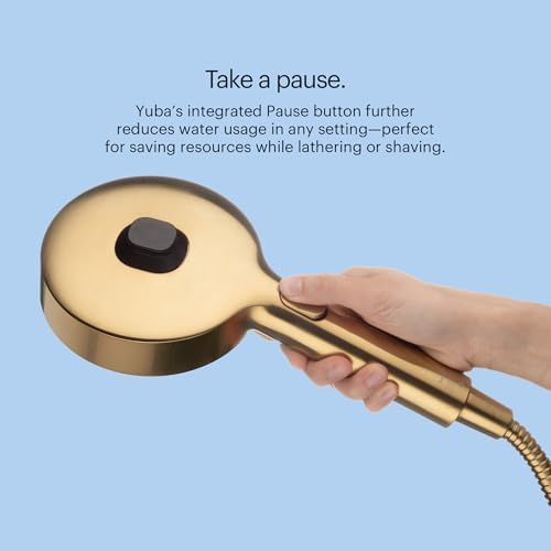 Brondell Yuba HaloNetic Handheld Shower Head with 5 Settings