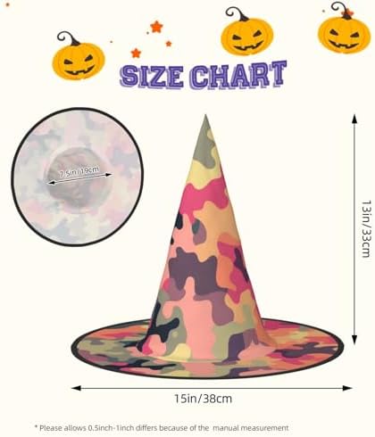 Witch Hats Halloween Cone Wizard Costume Hat 1