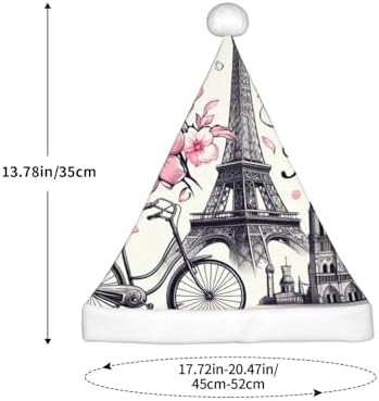 Augenstern Christmas Hat with Paris-Eiffel Tower and Bike Design