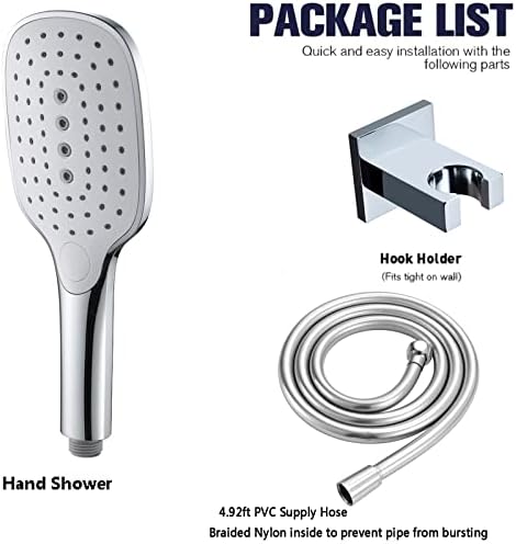 UWEREBFM Handheld Shower Head Set with 15M Hose 1