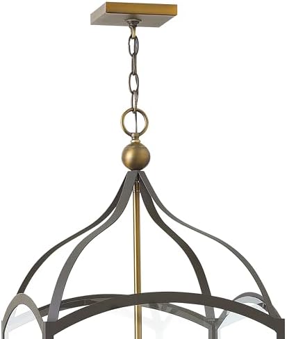 Hinkley Clarendon 6 Light Open Frame Bronze Lantern