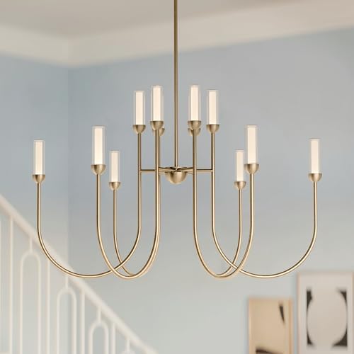 Kichler Moraine 12-Light 2-Tier LED Chandelier