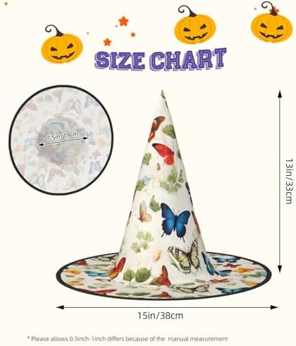 Witch Hats Halloween Cone Wizard Hat Costume Cosplay