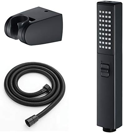 KAREFRI Handheld Shower Head with 2 Functions and 15m Hose Black