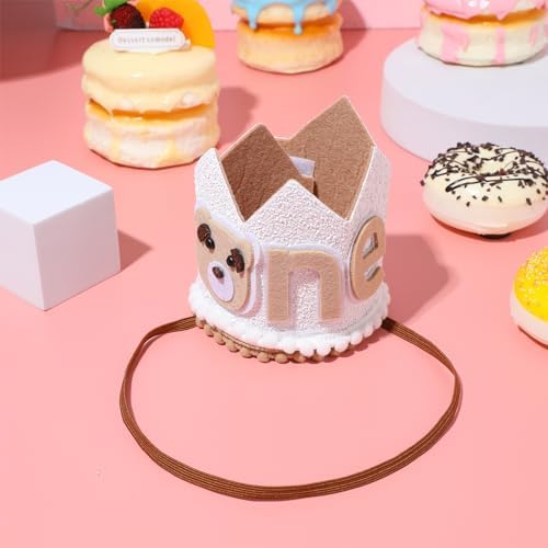 LUOZZY 1st Birthday Party Hat for Kids