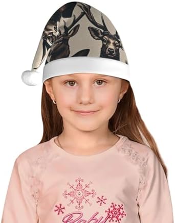 Augenstern Deer Head Antlers Christmas Hat for Kids