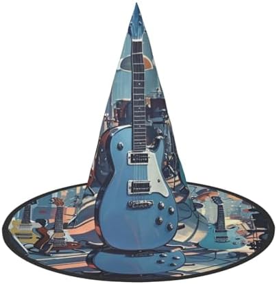 Witch Hats Halloween Music Instrument Guitar Costume Headwear