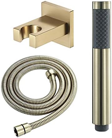 Brushed Gold Handheld Shower Head Set with High Pressure and 15M Hose