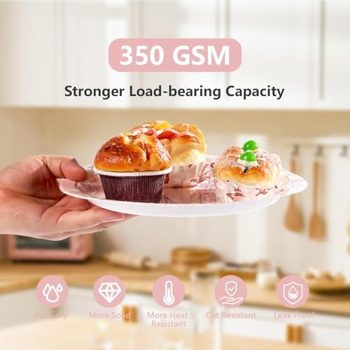 Rose Gold 12th Birthday Plates Napkins Set for Girls Party