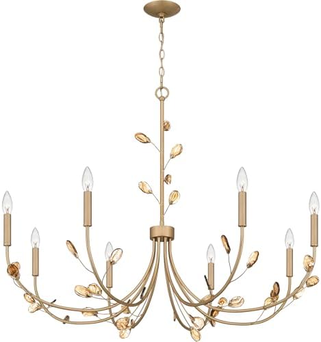 Quoizel Heiress 8 Light Bronze Gold Chandelier