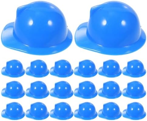 LUOZZY 40Pcs Mini Construction Hats Party Decor