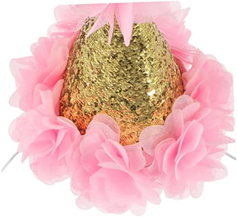 DOITOOL 2pcs Birthday Cone Hat Party Headwear