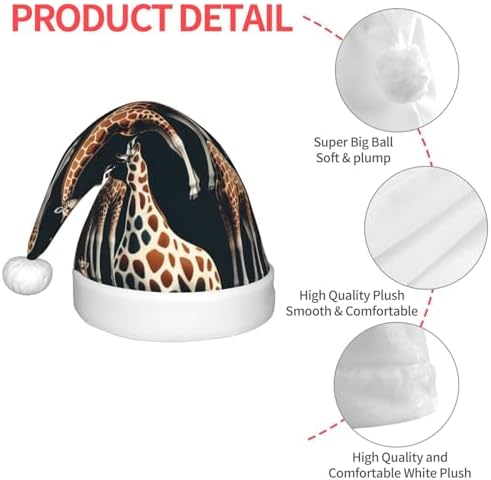Augenstern Giraffes Christmas Hat Unisex Santa Hat