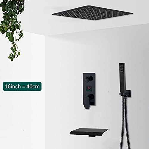 2 in 1 Handheld Shower Head Set with 59 Inch Hose and Bracket