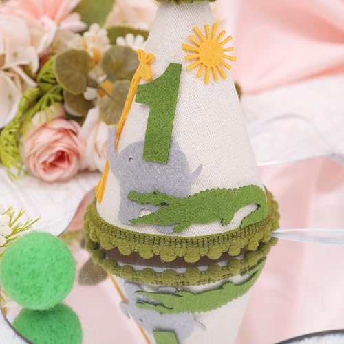 Jungle Safari 1st Birthday Hat for Boys