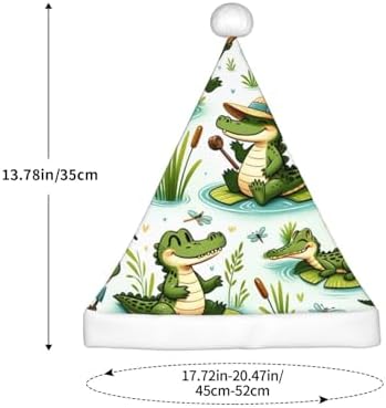 Augenstern Christmas Hat Alligator Paradise Santa Hat Unisex