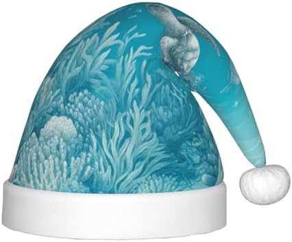 Augenstern Christmas Hat Sea Turtles Swimming In Water Xmas Hat Unisex Santa Hat