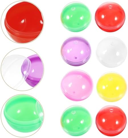 Vaguelly 50pcs Fillable Plastic Capsules for Party Favors