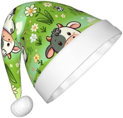 Augenstern Kawaii Cow Flower Christmas Hat for Kids